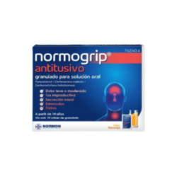Normogrip antitusivo 10 sobres granulado para solucion oral