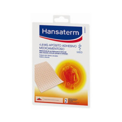 Hansaterm 4,8 mg 2 apositos adhesivos medicamentosos 12 x 18 cm