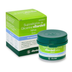 Supositorios de glicerina vilardell niños 1,58 g 18 supositorios
