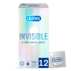 Preservativos Durex Invisible Extra Sensit 12 Uds.