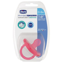 Chicco Chupete Physio Soft Silicona Rosa 0M+
