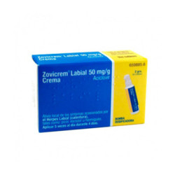 Zovicrem labial 50 mg/g crema 2g con bomba dosificadora