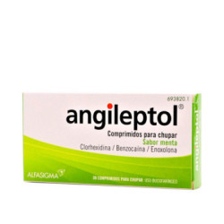 Angileptol 30 comprimidos para chupar (sabor menta)