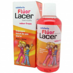Lacer Colutorio Diario Con Flúor Sabor Fresa 500 Ml.