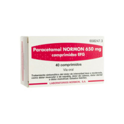 Paracetamol normon efg 650 mg 40 comprimidos
