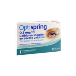 Optispring 0,5 mg ml colirio en solucion 10 monodosis 0,5 ml