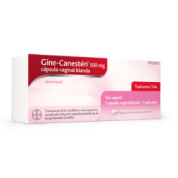 Gine-canesten 500 mg 1 capsula vaginal blanda