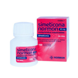Simeticona normon 40 mg 100 comprimidos masticables