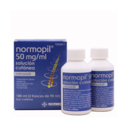 Normopil 50 mg ml 2 frascos solucion cutanea 90 ml